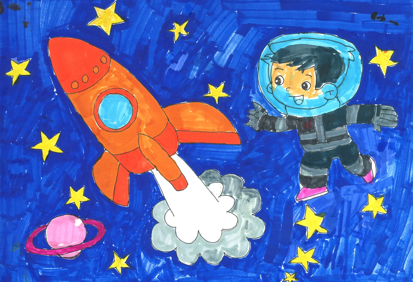 特殊儿童原创公益画作二